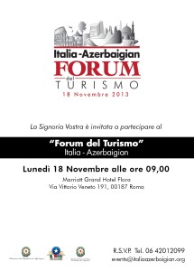 1° Forum del Turismo Italia-Azerbaigian