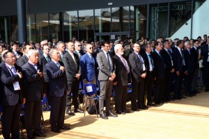 le delegazioni di Italia e kazakistan a Expo 2015