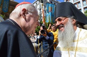 Il Cardinale Scola e Padre Ambrogio