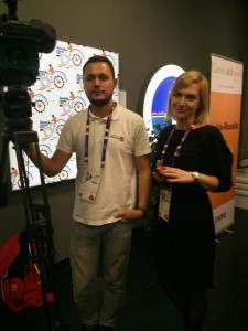 I colleghi di Mosca 24 TV al Forum Italia Russia a Expo Mi