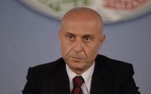Il sottosegretario alla Presidenza del consiglio dei ministri italiano Marco Minniti