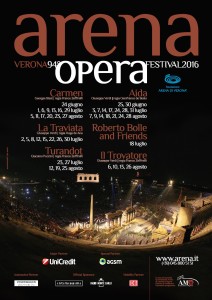 Locandina Opera Festival 2016 Arena di Verona