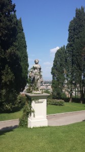 Villa Miani a Roma - il parco