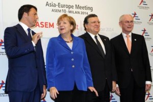 Renzi Merkel Barroso