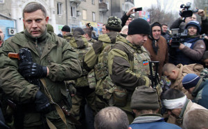 Leader of the Donetsk People's Republic Alexander Zakharchenko