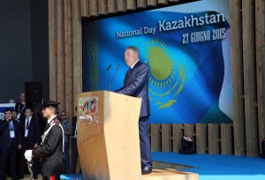 il Presidente della Repubblica del Kazakistan, Nursultan Nazarbajev