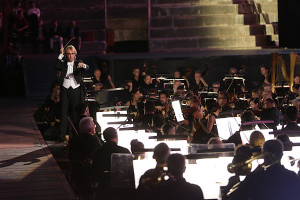 Serata Roberto Bolle all'Arena di Verona _Direttore orchestra Fabio Mastrangelo_fotoENNEVI