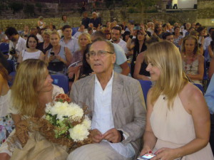 Andrej Konchalovsky con la moglie e Natassja Kinsky al Lake film Como Festival