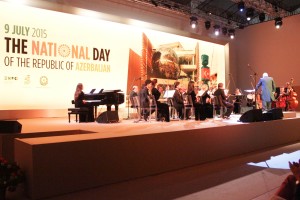Il concerto per l'Azerbaijan Day nell'Auditorium dell'Expo 2015 Mi