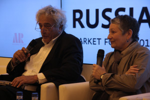 Ludmila Ulitskaya and Peter Mayer