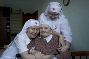 assistenza ai malati e agli anziani in Russia