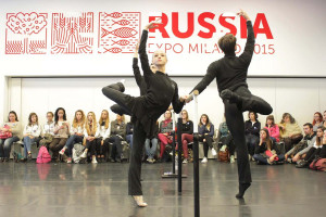 Master class organizzata al Padiglione Russia a Expo Milano 2015 dalla Fondazione Internazionale Accademia Arco presieduta da Larissa Anisimova