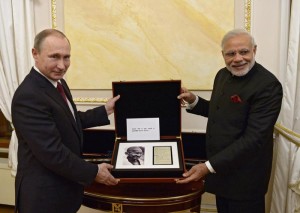 Indian Prime Minister Narendra Modi visits Moscow