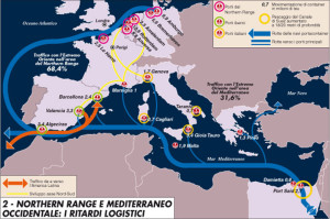 I porti-mediterraneo - Una fonte estrapolata da Wikileaks riferisce che l'amministrazione americana considera il porto di Gioia Tauro una vera e propria falla nei controlli