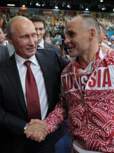 Putin con Gamba ai Giochi di Londra Afp
