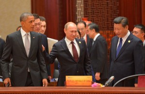 Vladimir Putin, Barack Obama,  Xi Jinping