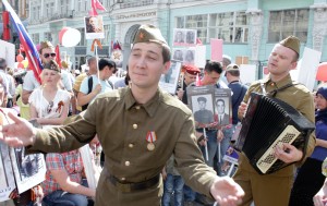 Il Reggimento Immortale a Mosca 9 maggio 2016