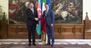 Ilham Aliyev e Matteo Renzi