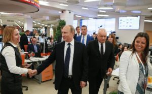 Vladimir Putin visit to the Rossiya Segodnya International Information Agency