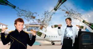 Twitter Outcry After Russian Footballers' Champagne