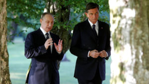 Владимир Путин в ходе словенского визита сильно