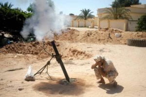 Libia - combattimenti a Sirte - 2 photo Lapresse