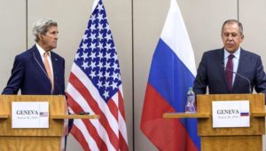 il segretario di Stato americano John Kerry e l’omologo russo Serghei Lavrov