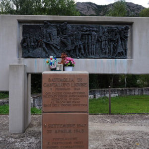 CANTALUPO LIGURE -Monumento - Il 2 febbraio 1945 si è combattuta la battaglia di Cantalupo