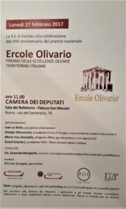 Locandina Ercole Olivario - Camera dei Deputati nel Palazzo San Macuto a Roma
